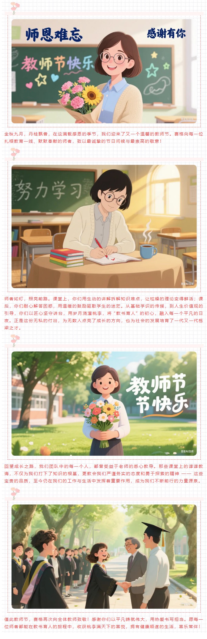 感恩有您 照亮前行 — 祝老師們節(jié)日快樂！_副本